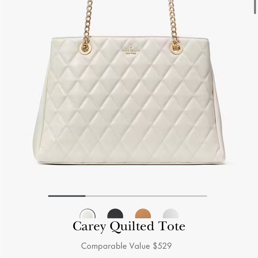Kate Spade White Tote Bag